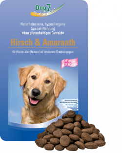 Dog 7 Balance HYPO ALLERGENIC Hirsch Amaranth