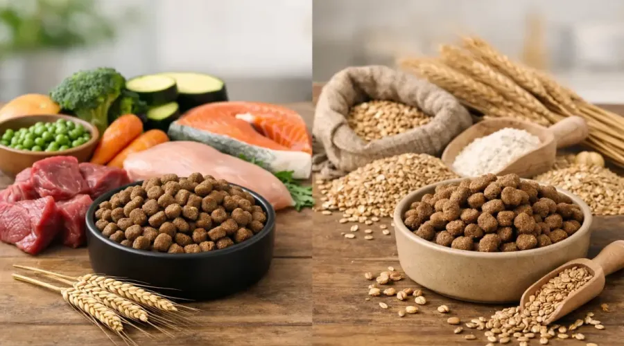 Getreidefrei vs glutenfrei Tierfutter erklärt
