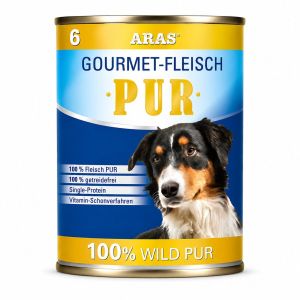 ARAS Gourmet-Fleisch PUR (Dose) – 100 % Wild