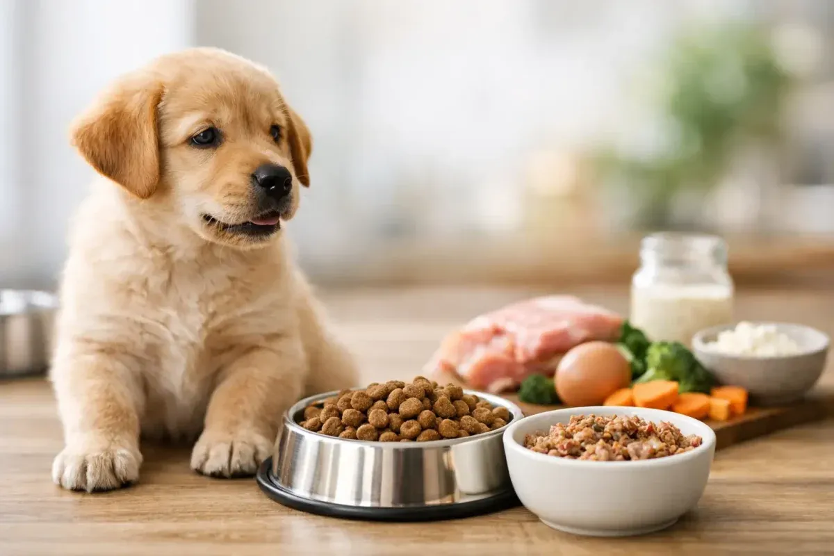 Welches Futter für Welpen am Anfang?