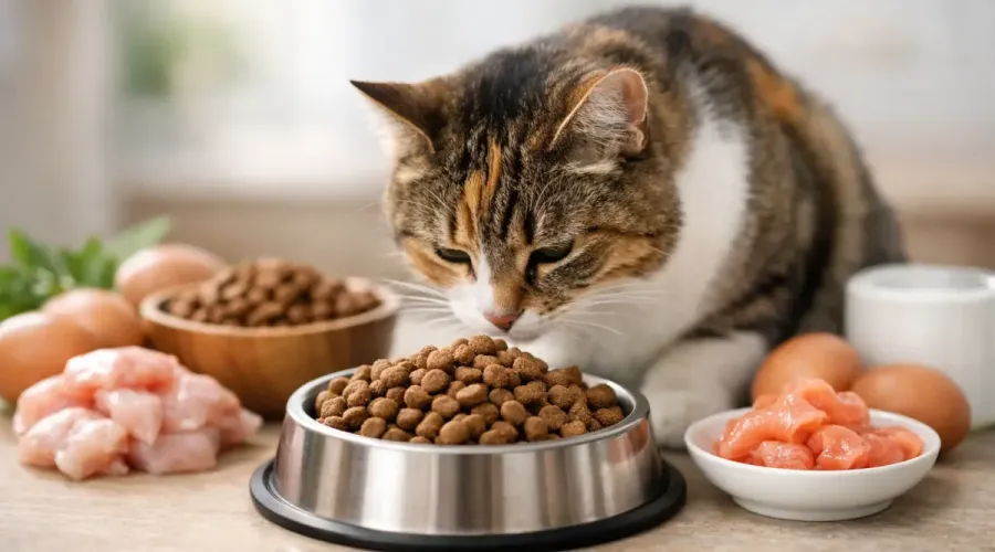 Trockenfutter bei Futterallergie der Katze