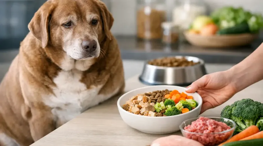 Ernährungsplan für übergewichtige Hunde