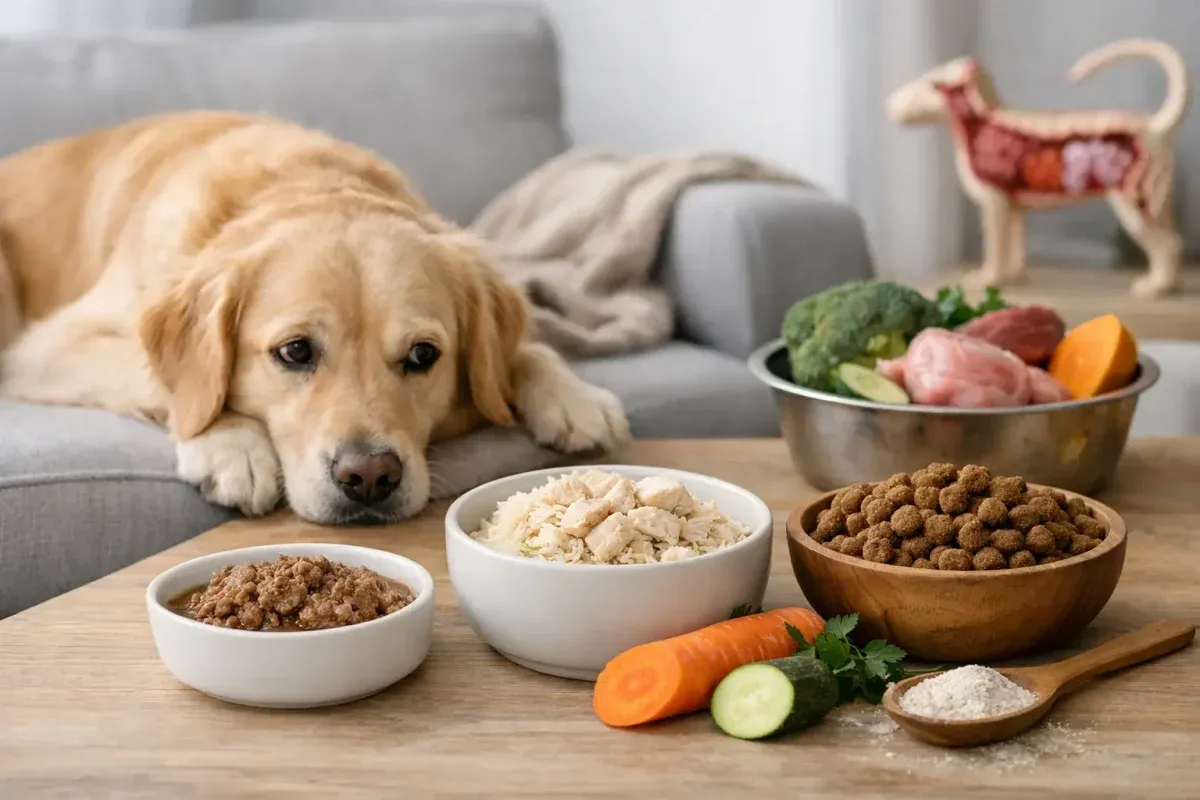 Hundefutter bei Durchfall und empfindlichem Darm