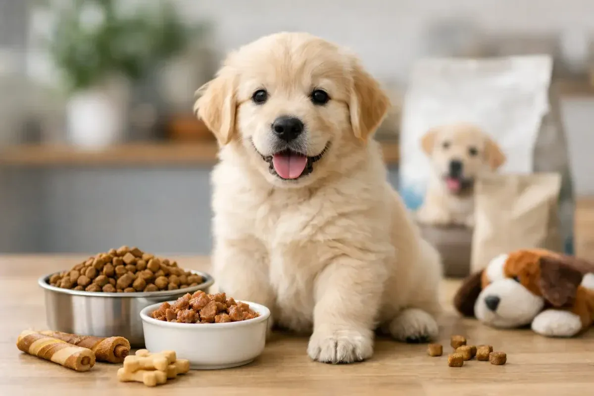 Junior Hundefutter Auswahlhilfe für Welpen