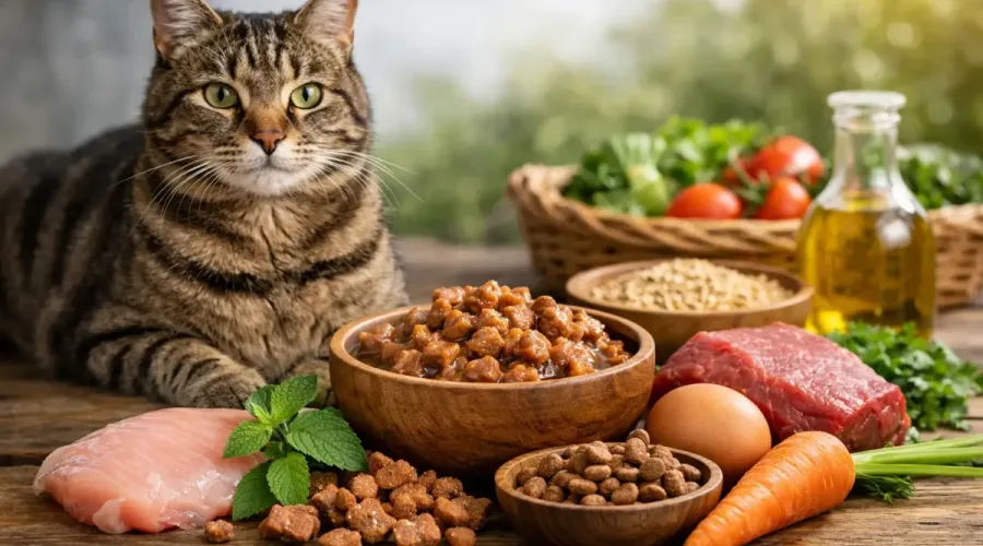 Bio-Katzenfutter mit natürlichen Zutaten
