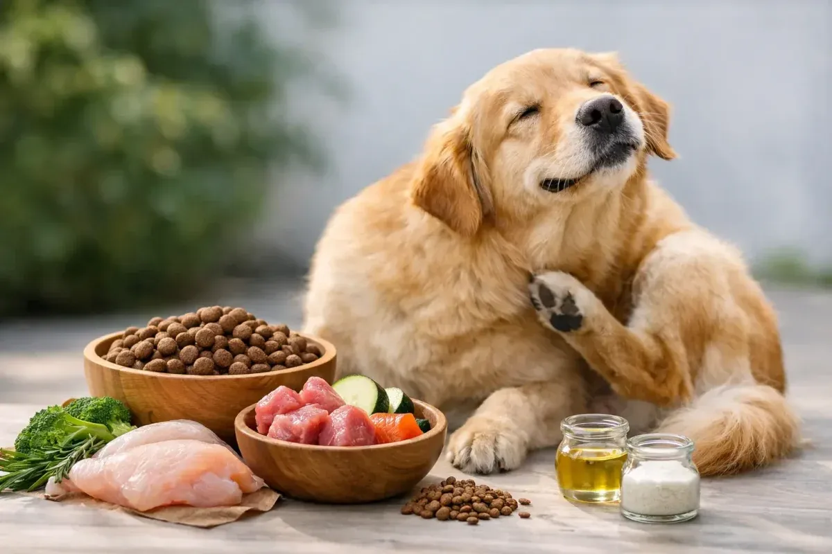 Hypoallergenes Hundefutter bei Juckreiz