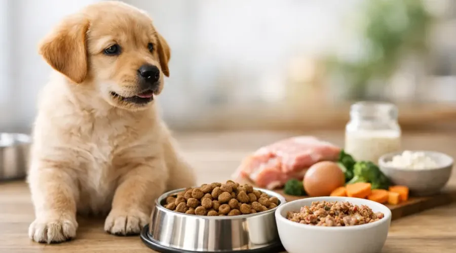 Welches Futter für Welpen am Anfang?