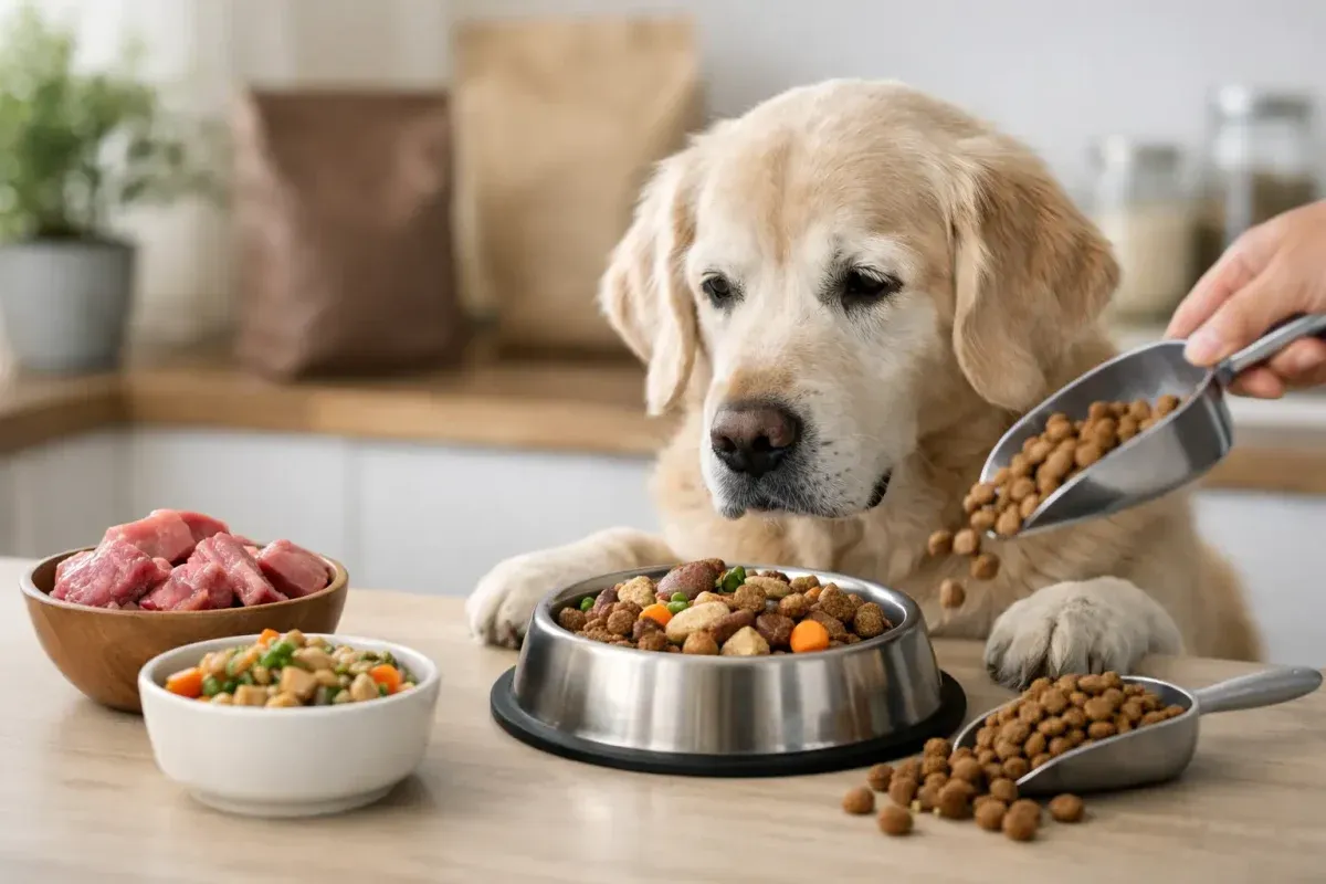 Senior Hundefutter richtig umstellen