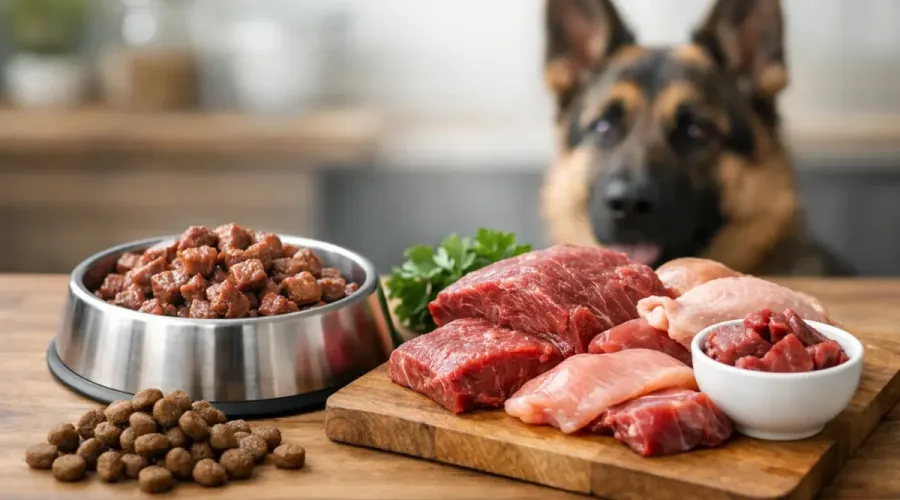 Hundefutter mit hohem Fleischanteil wählen