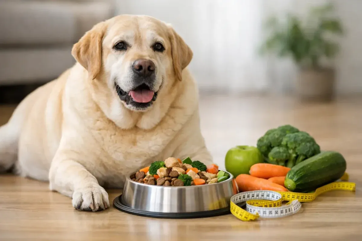 Hundefutter zum Abnehmen für übergewichtige Hunde