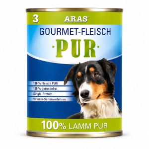 ARAS Gourmet-Fleisch PUR (Dose) – 100 % Lamm