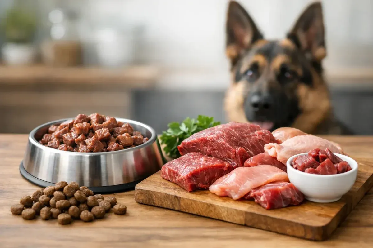 Hundefutter mit hohem Fleischanteil wählen