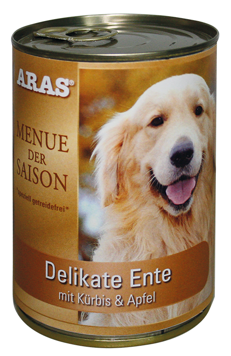 Hundefutterdose Delikate Ente mit Kürbis und Apfel