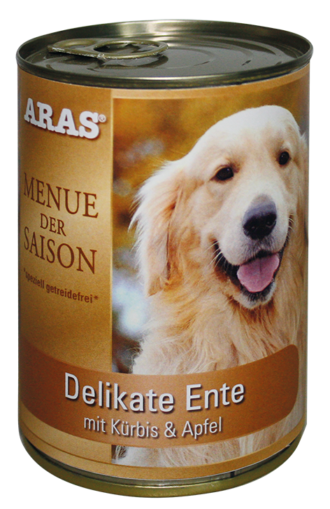 Hundefutterdose Delikate Ente mit Kürbis und Apfel